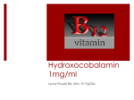 Hydroxocobalamin 1mg/ml