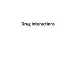 Drug interactions