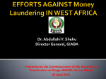 Cross-border Crime and Money Laundering in West Africa