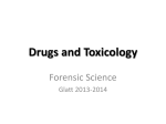 Drugs and Toxicology