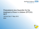 Paracetamol plus ibuprofen for the treatment of fever in children