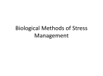 Biological Methods of Stress Management