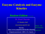 Biochemistry 304 2014 Student Edition Enzymes and Enzyme