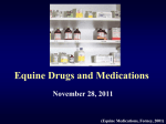Equine Medications, Forney, 2001