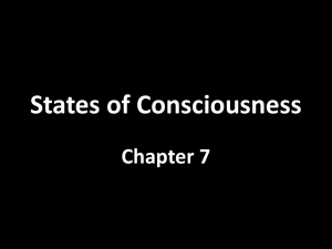 States of Consciousness- Ch. 7 - Anderson School District Five