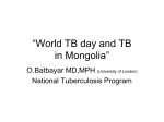 TB in Mongolia - 2012 Update - Network of Health Related