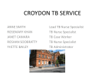 Croydon TB Service 2014 - Croydon Health Services NHS Trust