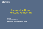 Breaking the cycle: Reducing reoffending