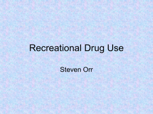 Presentation on recreational drugs