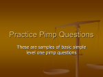 Practice Pimp Questions