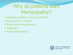 Hom-Intro-Year-1 - Faculty of Homeopathy