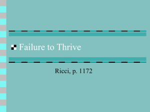 Failure to Thrive