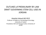 OUTLINES of PREMILINARY BY-LAW DRAFT GOVERNING STEM