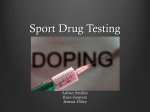 Sport Drug Testing