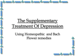 Depression - Faculty of Homeopathy