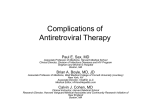 Complications of Antiretroviral Therapy