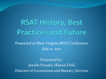 RSAT History, Current Best Practices and Future