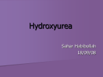 Hydroxyurea - Thalassemia Dubai