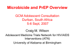 HIV Prevention Strategies: Update 2007 II