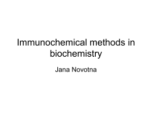 Immunochemical methods in biochemistry