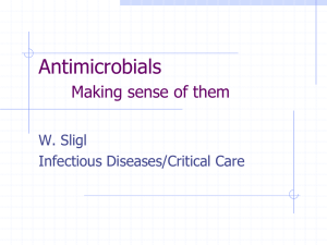 Antibiotic Choices - CriticalCareMedicine / FrontPage
