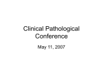Clinical Pathological Conference