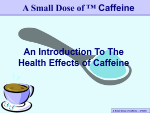 A Small Dose of ™ Caffeine