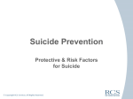 Suicide Prevention - Protective & Risk Factors