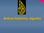 Antiarrhythmic Agents