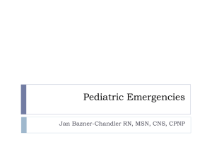 Pediatric Emergencies