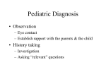 Pediatric Diagnosis - Caangay Family Site