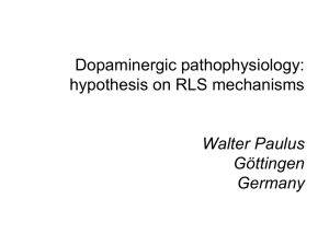 Restless legs syndrome (RLS): Diagnosis