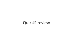 Quiz review