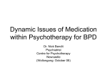 Dynamic Issues of Medication within Psychotherapy for BPD