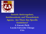 Download: Generic Antithrombotic Drugs
