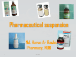 Pharmaceutical suspension