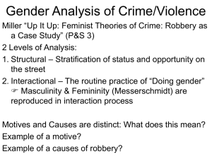 Gender & Gangs - Northern Illinois University