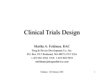 Clinical Trials Design