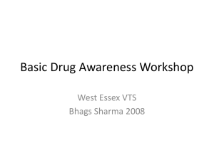 Basic Drug Awareness - My Surgery Website