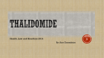 thalidomide - Universidade Nova de Lisboa