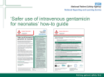 A Guide to help you implement the safer use of intravenous