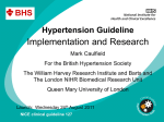 Using this template - British Hypertension Society
