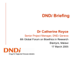 DNDi’s R&D Strategy