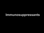 Immunosuppresion for SLE
