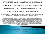 INTERNATIONAL COLLABORATIVE SYSTEMATIC REVIEW OF