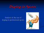 Doping in Sport