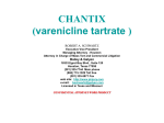 CHANTIX (varenicline tartrate )