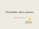 The families’ role in recovery