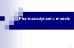 Pharmacodynamic models