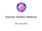 Discover Geriatric Medicine